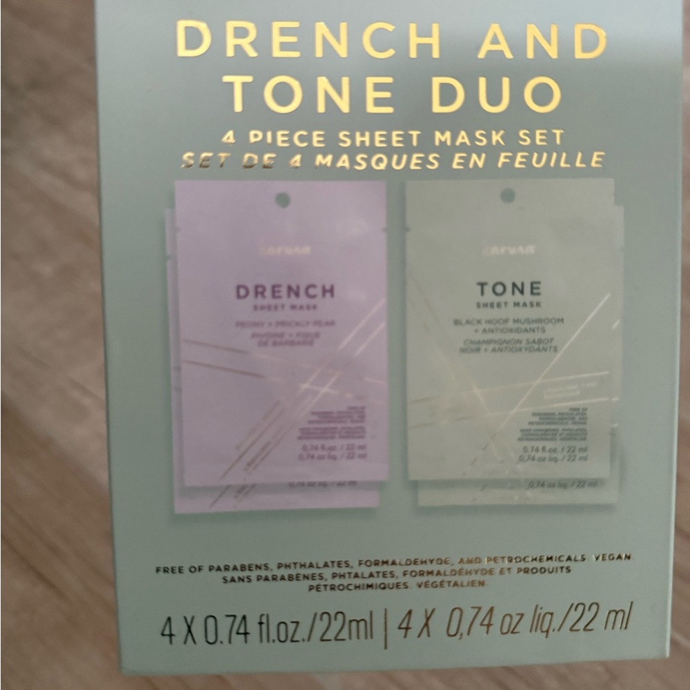 Drench and Tone Duo Sheet Mask Set